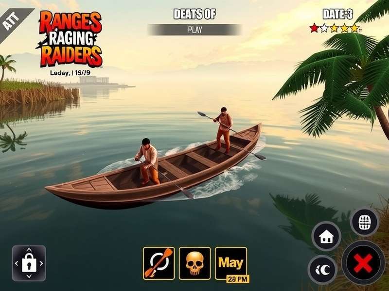 Ganges Raging River Raiders boat customization screen